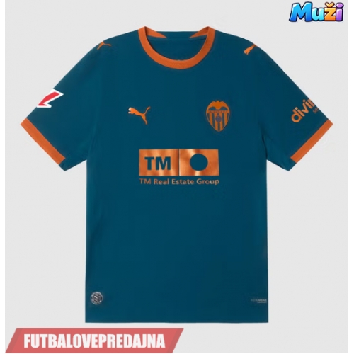 Lacne Muži Futbalové dres Valencia Hugo Duro #9 2026-27 Krátky Rukáv - Preč
